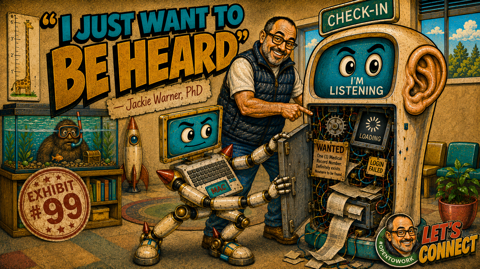 Exhibit 99: I Just Want to Be Heard, illustrated case about pediatric healthcare administrative burden